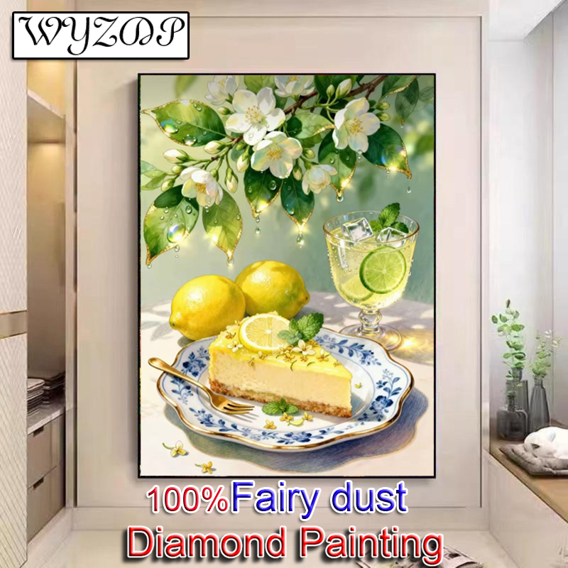 Resin Art Wallpaper - WYZDP 100% Lukisan Berlian Fairy Dust