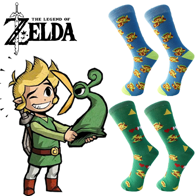 Resin Art Zelda - Zelda kaus kaki Cosplay pria, kaus