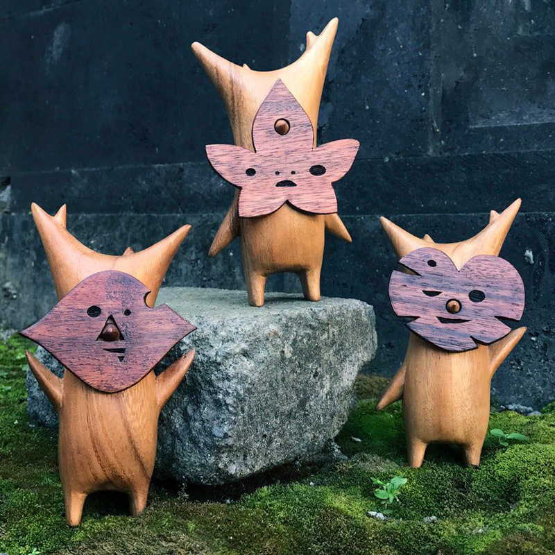 Resin Art Zelda - Patung Korok kayu kerajinan tangan Resin