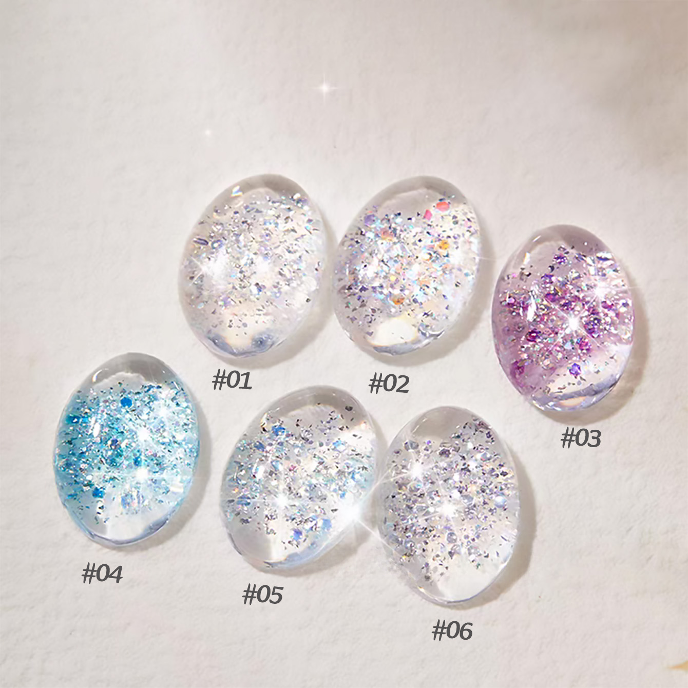 Resin Art Online - ZH1PCS 2026 Gel Kuku Berkilau Baru,