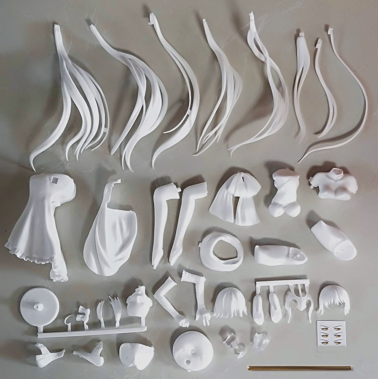 Resin Art Online - Gaun Makan Malam Anime Joan Of