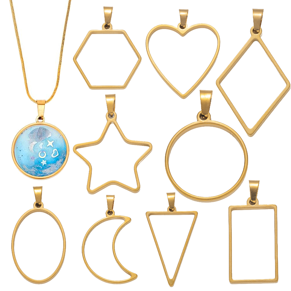 Resin Art Materials Kit - 5 pcs Cetakan Resin Stainless Steel