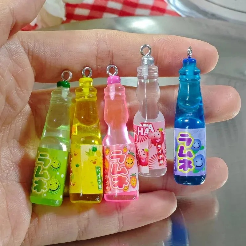 Resin Art Materials Kit - 10 Buah Liontin Resin Botol Soda