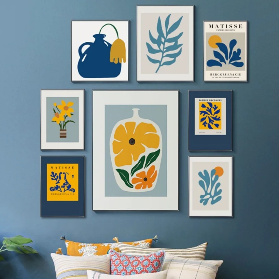 Resin Art Design - Poster Henri Matisse Picasso Cetakan Seni