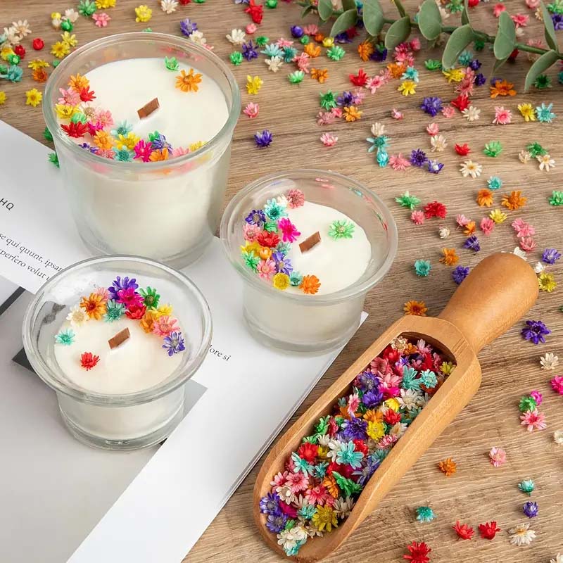 Resin Art Design - Bunga warna-warni campuran untuk cetakan lilin,