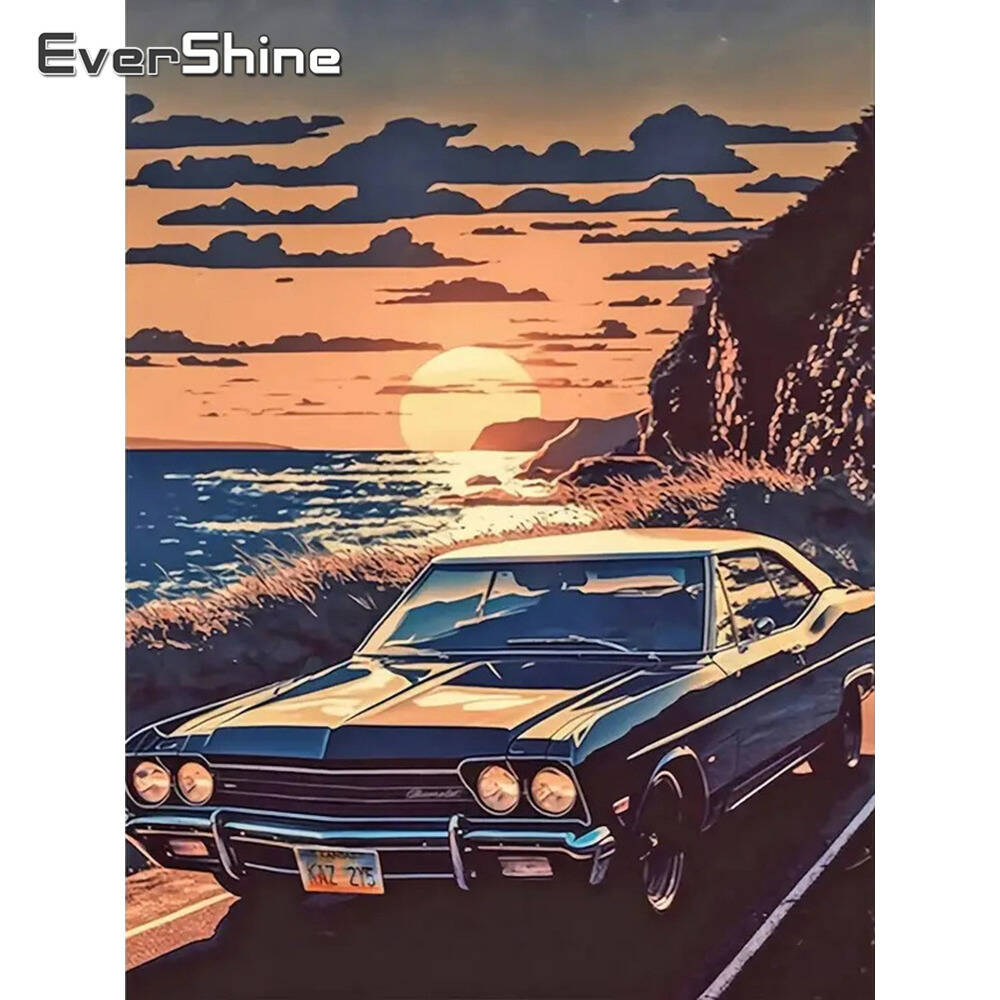 Resin Art Wallpaper - Evershine Lukisan Berlian Anjing Hewan Gambar