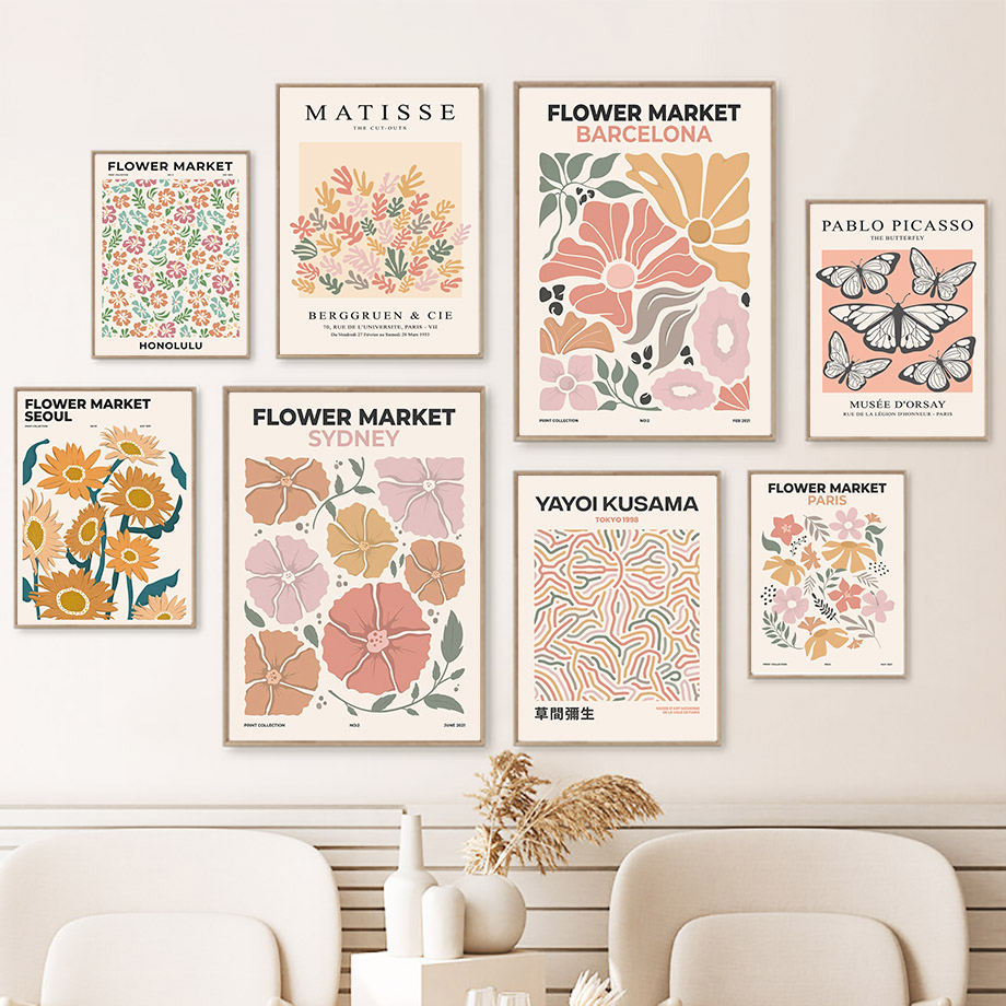 Resin Art Name - Cetak Poster Pasar Bunga Seni Dinding