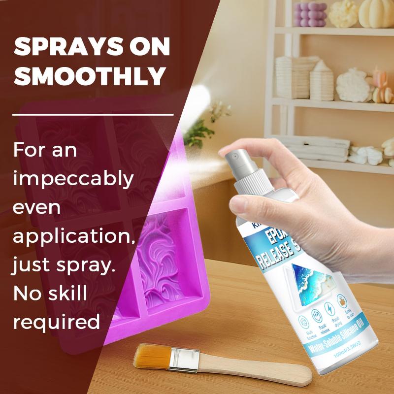 Release Spray Silicone - Semprotan Pelepas Cetakan Epoxy Baru -