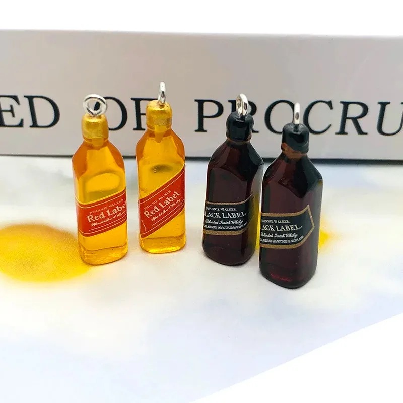 Resin Art Materials Kit - 10 Buah Liontin Resin Botol Wine