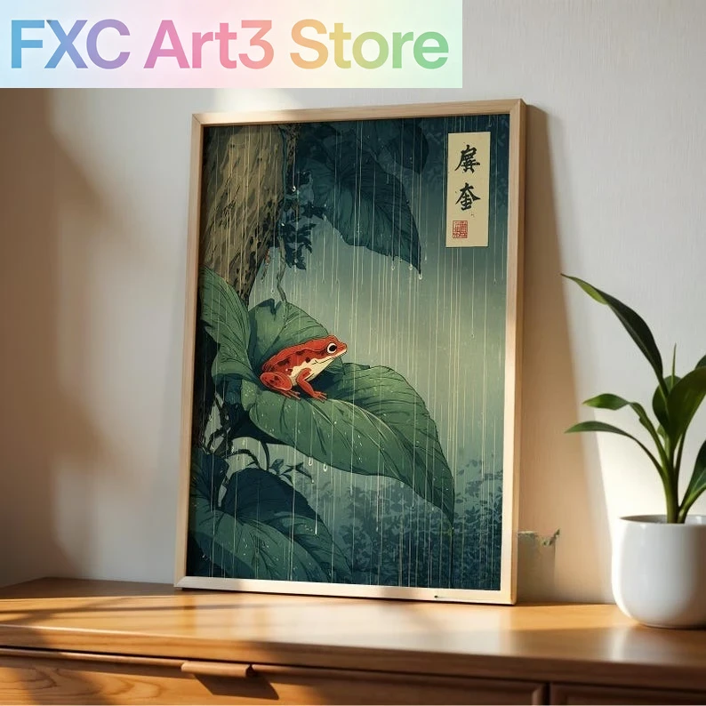Resin Art On Canvas - Tanpa Bingkai, 1 Buah Seni Dinding