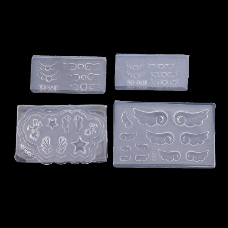 Resin Art Earrings Material - Perlengkapan Dekorasi Seni Kuku DIY Alat
