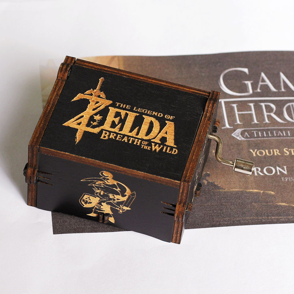 Kotak Musik Kayu Kreatif Anime - Resin Art Zelda ulasan dan harga