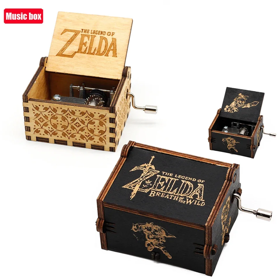 Kotak Musik Kayu Kreatif Anime - Resin Art Zelda ulasan dan harga