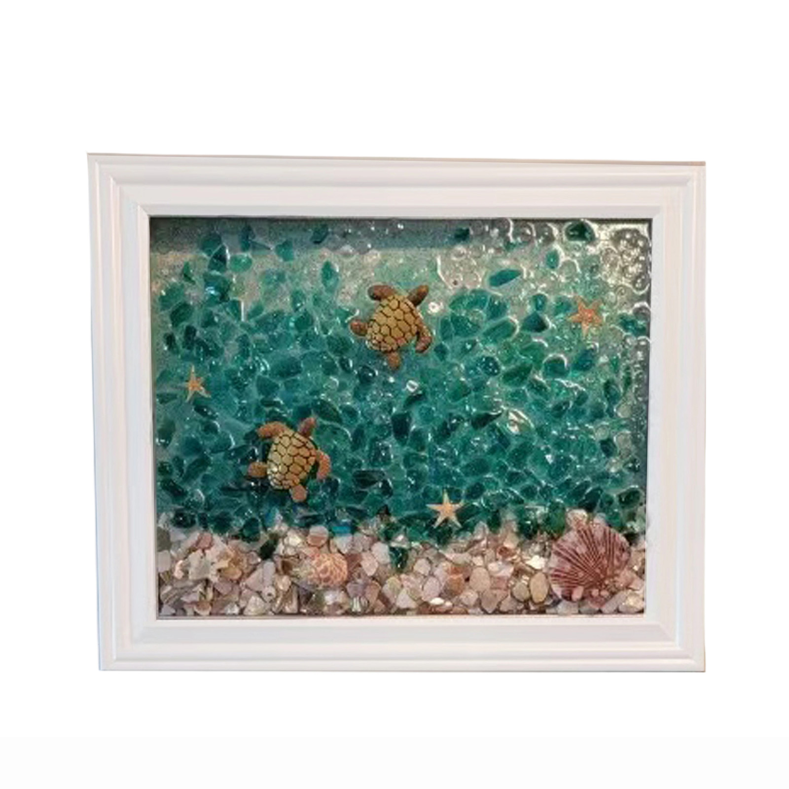 Perlengkapan Seni Kaca Laut Bi - Resin Art Beach Theme ulasan dan harga