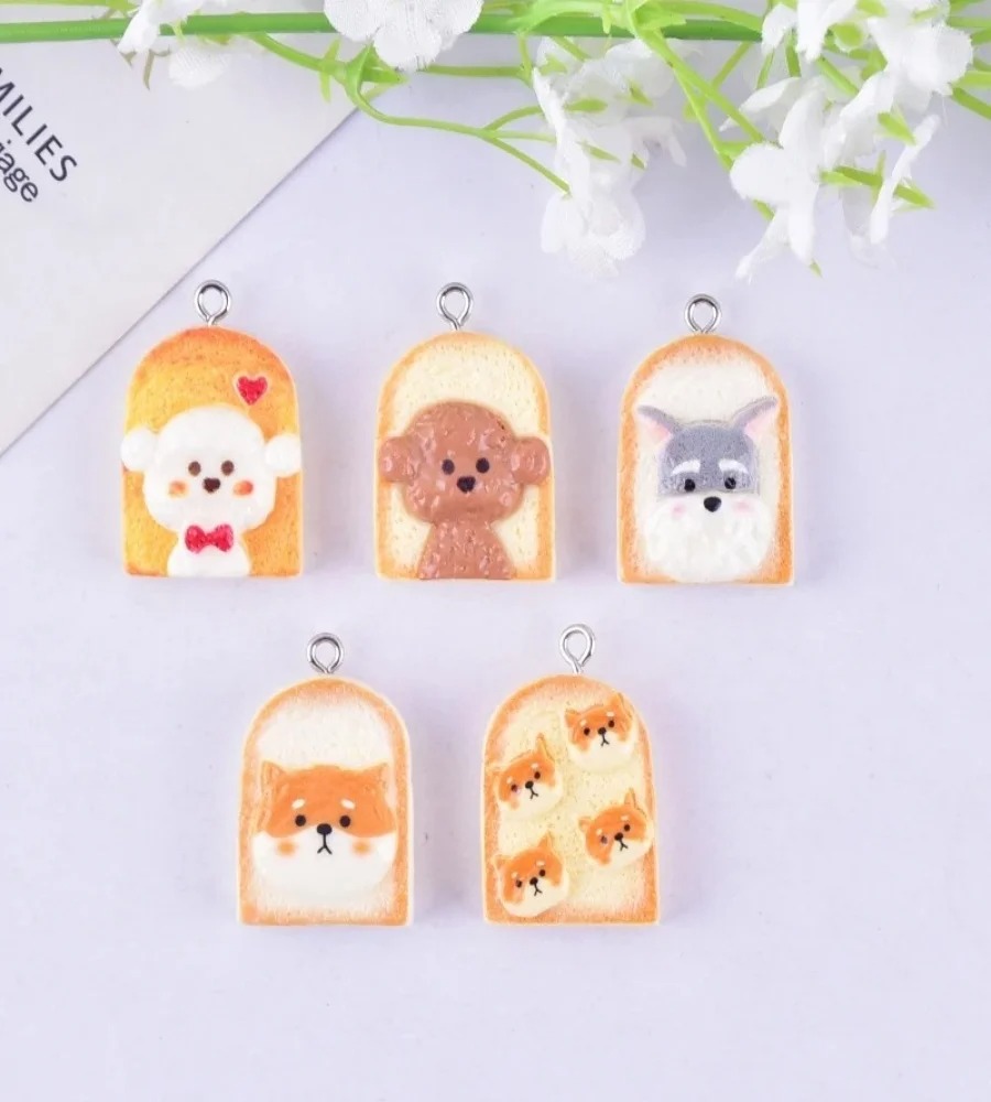 10 Buah Liontin Resin Anjing R - Resin Art Materials Kit ulasan dan harga