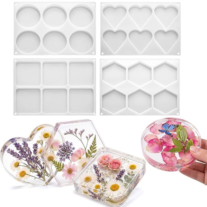 [ABFI!】 Cetakan Resin untuk Ke - Resin Art Coasters ulasan dan harga