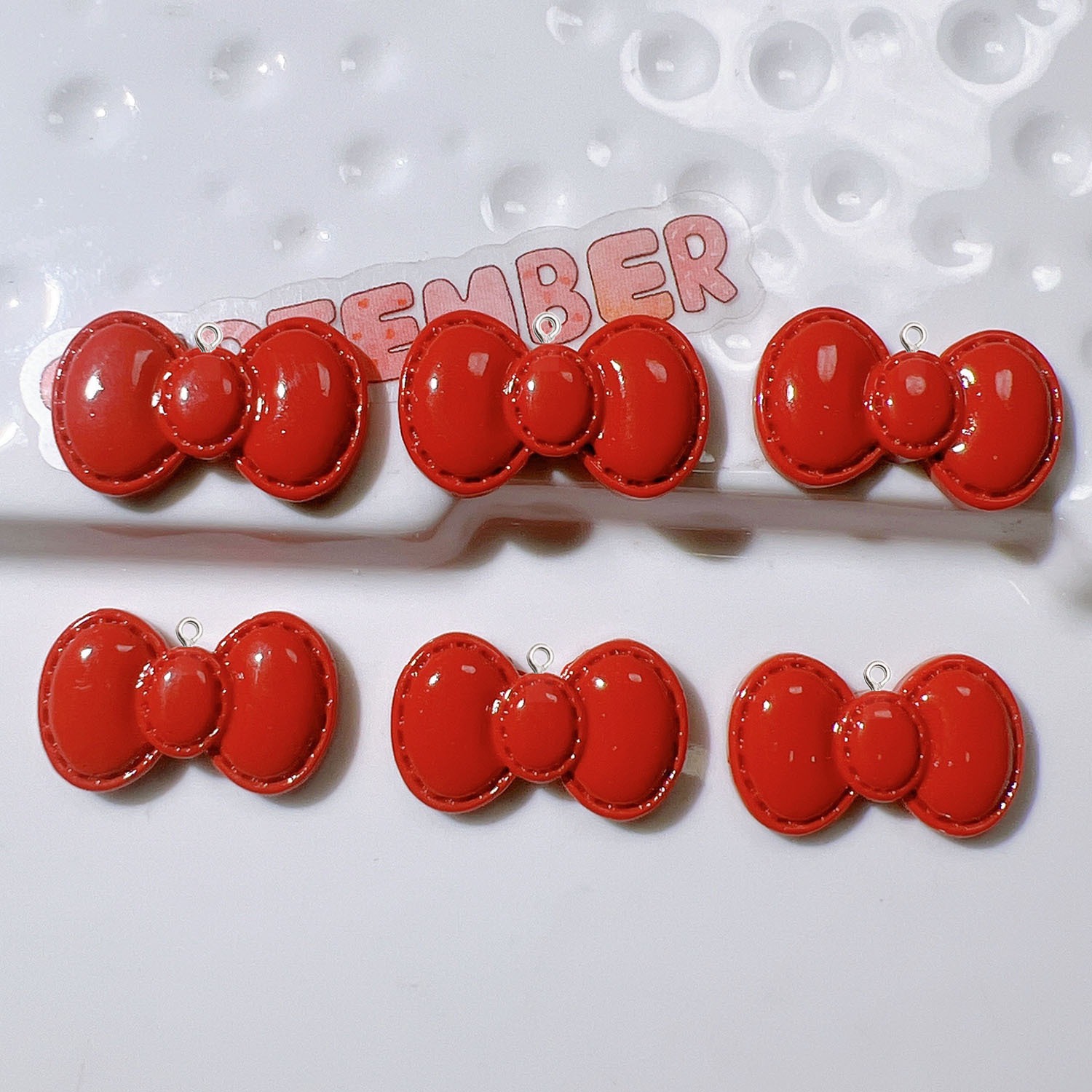 10Pcs Liontin Resin Bentuk Pit - Resin Art Earrings Material ulasan dan harga