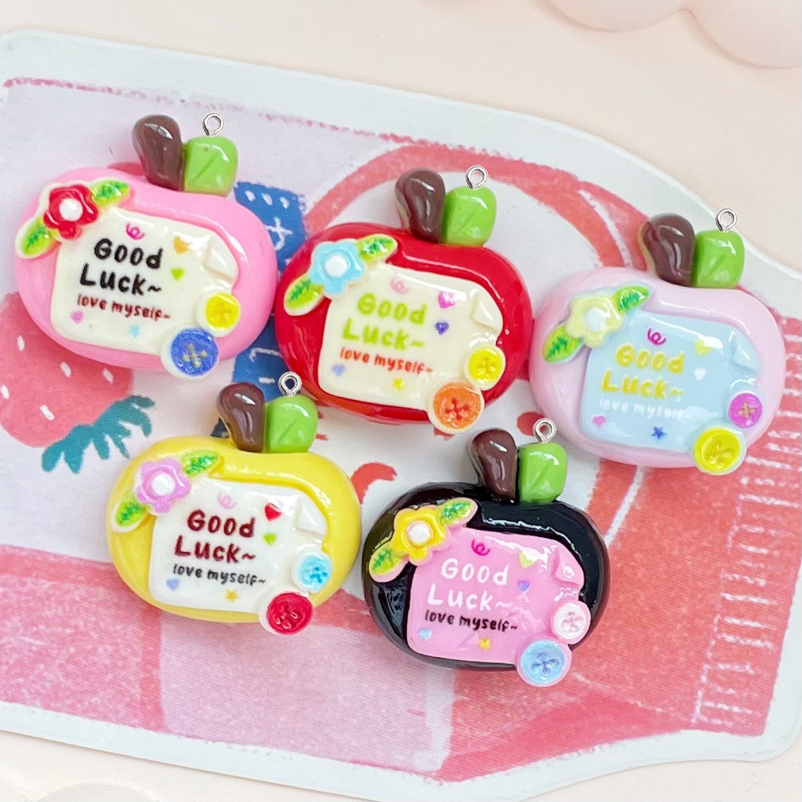 10 Buah Liontin Resin Bentuk A - Resin Art Earrings Material ulasan dan harga