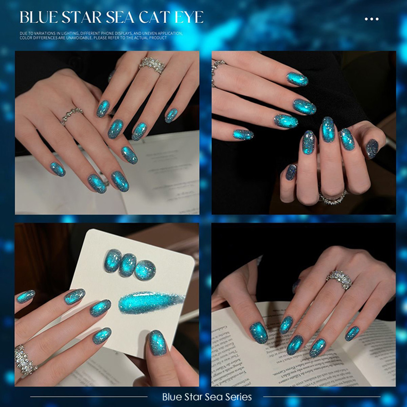 MAINEL 10ML 1-4Pcs Kutek Biru  - Resin Art Online ulasan dan harga