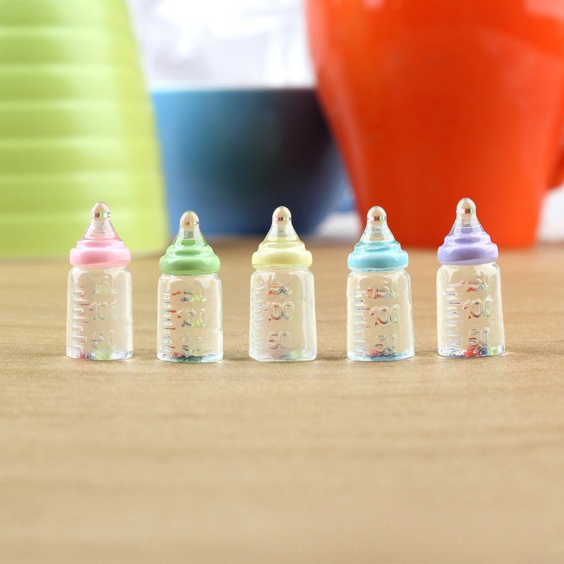 Charm 10 buah botol simulasi k - Resin Art Earrings Material ulasan dan harga