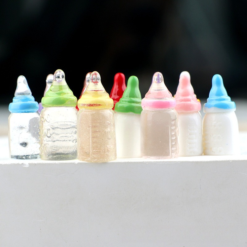 Charm 10 buah botol simulasi k - Resin Art Earrings Material ulasan dan harga