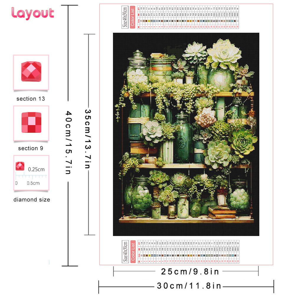 Huacan 5D Diy lukisan berlian  - Resin Art Wallpaper ulasan dan harga