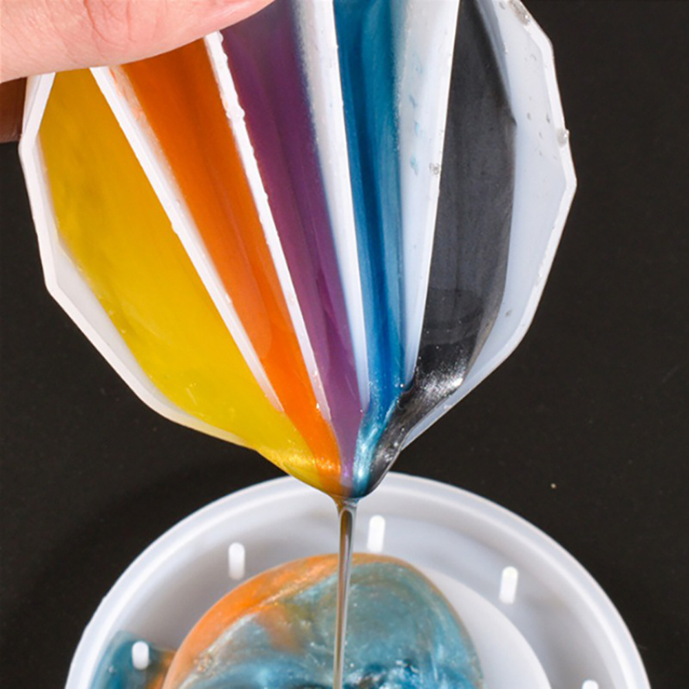 2/3/4/5 grid silikon Split Cup - Resin Art Design ulasan dan harga