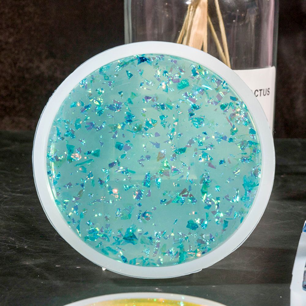 Cetakan Coaster Bulat Silikon  - Resin Art Coasters ulasan dan harga