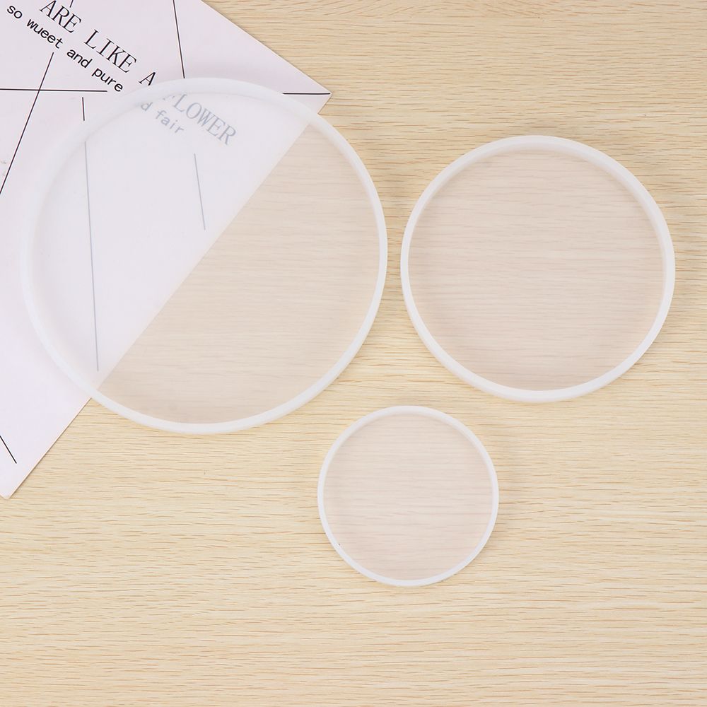 Cetakan Coaster Bulat Silikon  - Resin Art Coasters ulasan dan harga
