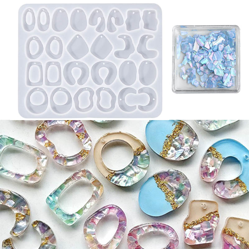 Cetakan Silikon Anting Gantung - Resin Art Beach Theme ulasan dan harga