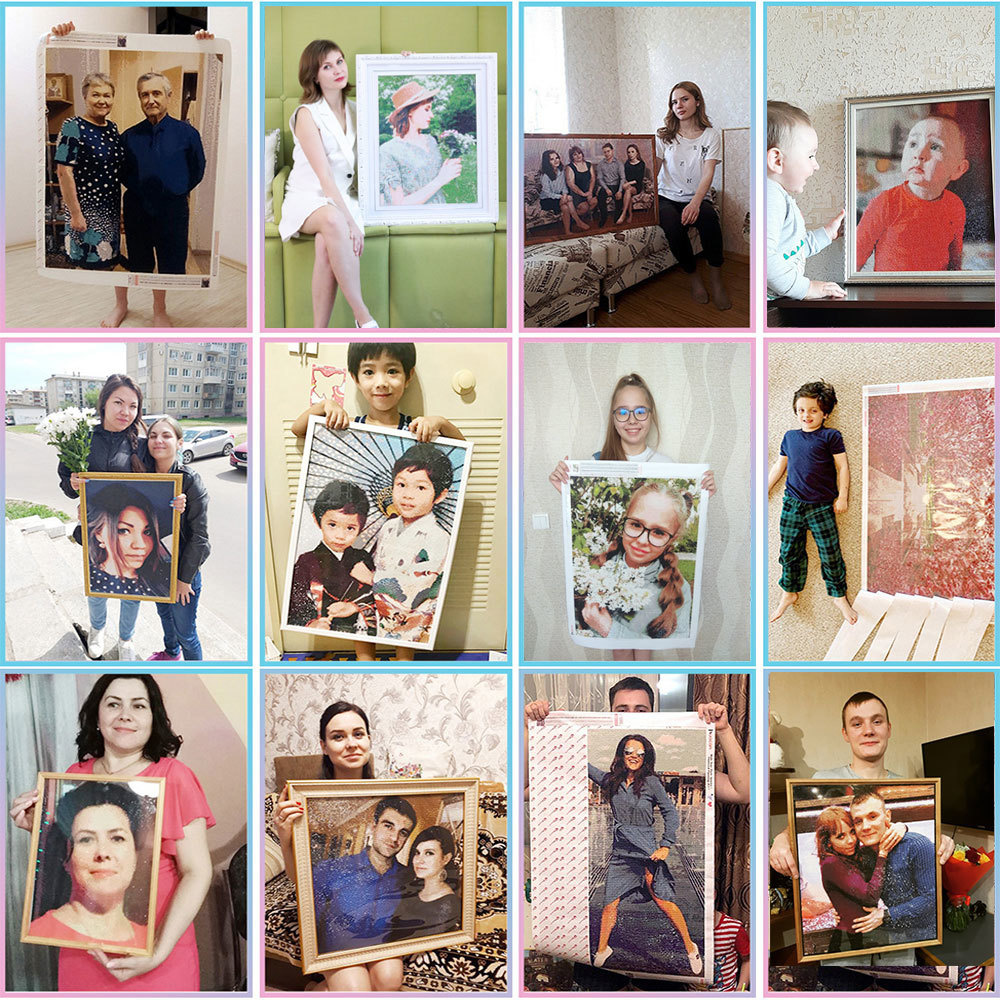 HUACAN Foto Kustom Lukisan Ber - Resin Art Wallpaper ulasan dan harga