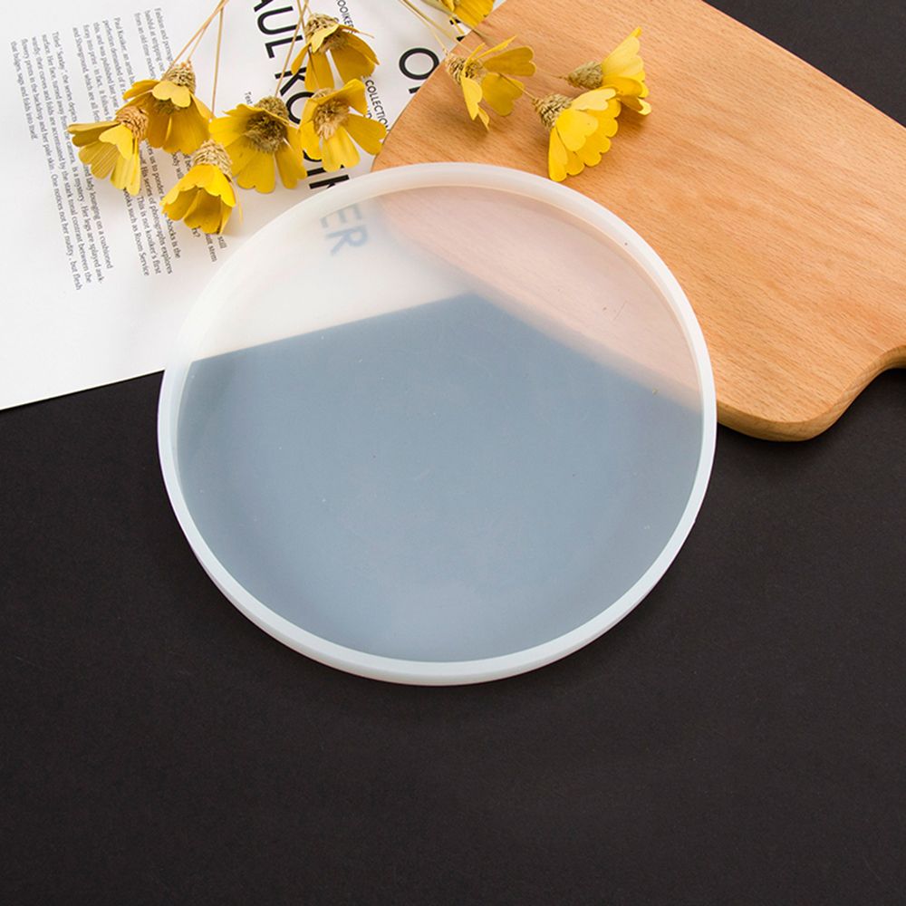 Transparan seni cairan bulat C - Resin Art Coasters ulasan dan harga