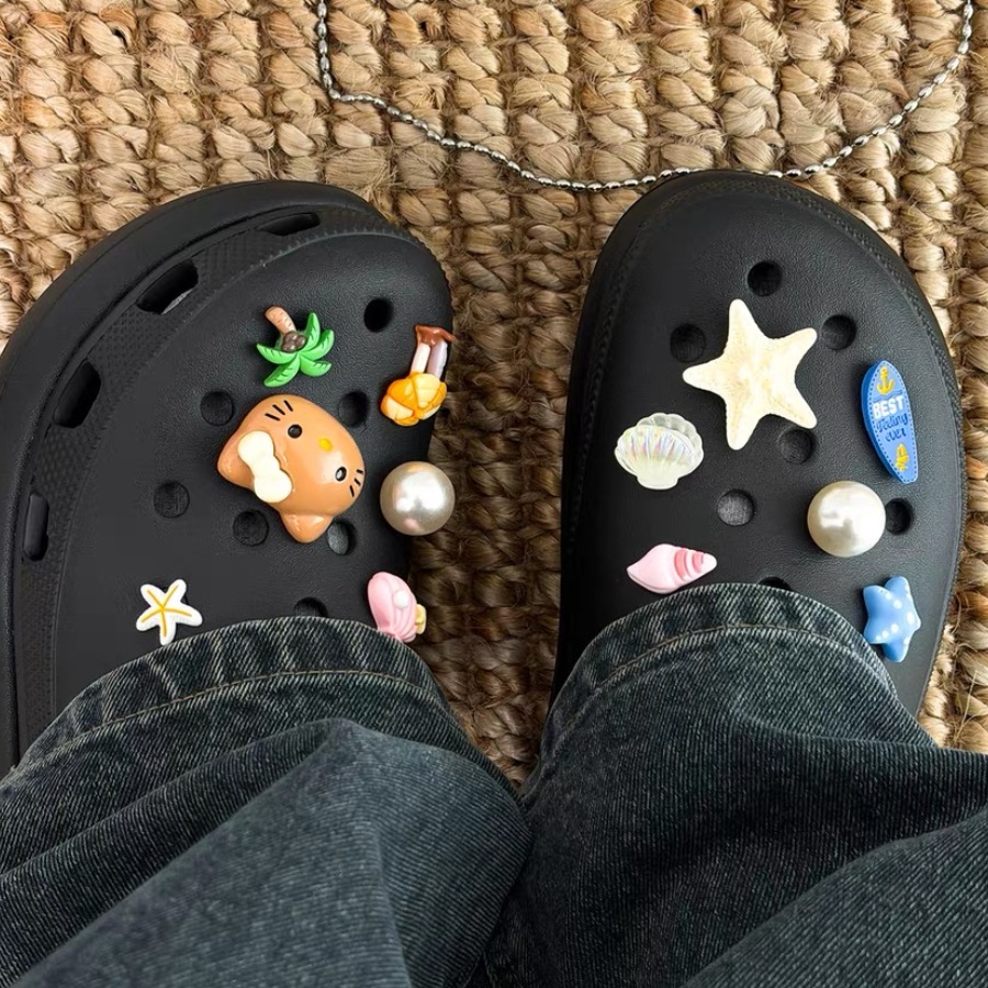 Hiasan Sepatu Resin Tema Panta - Resin Art Beach Theme ulasan dan harga