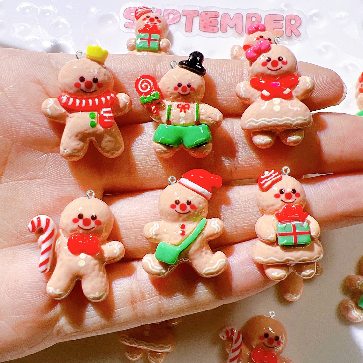 10Pcs Gantungan Resin Bentuk B - Resin Art Earrings Material ulasan dan harga
