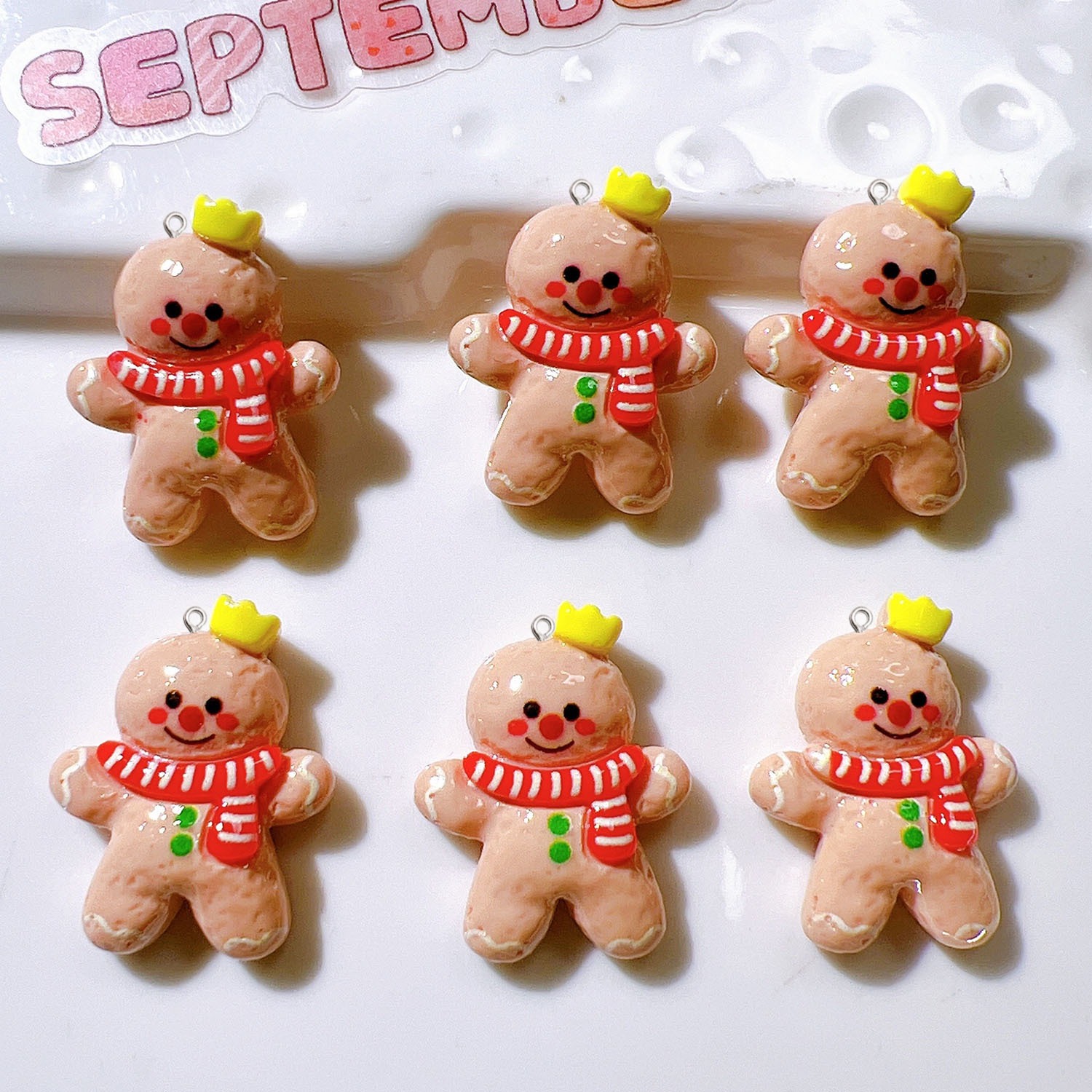 10Pcs Gantungan Resin Bentuk B - Resin Art Earrings Material ulasan dan harga