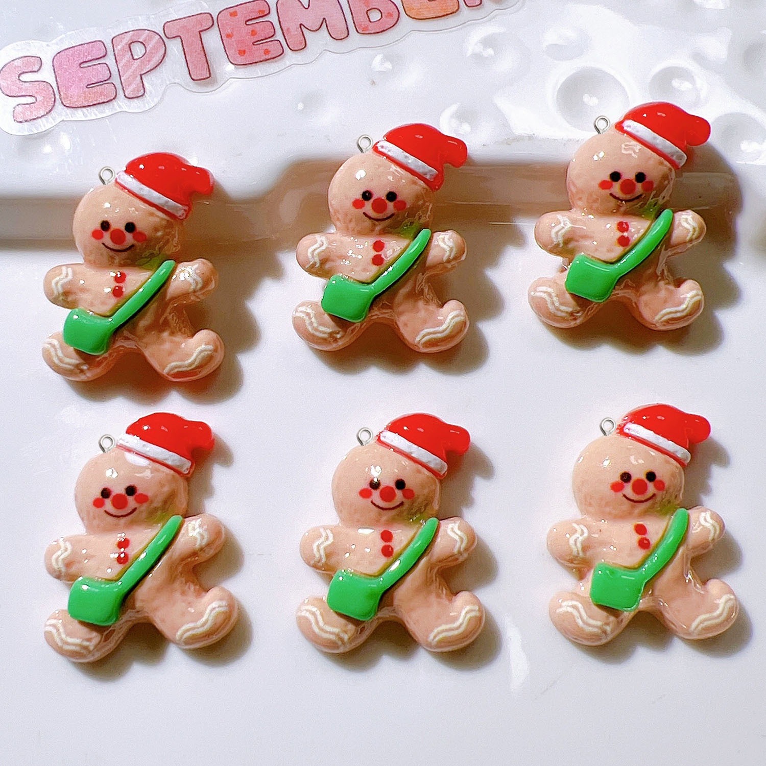 10Pcs Gantungan Resin Bentuk B - Resin Art Earrings Material ulasan dan harga