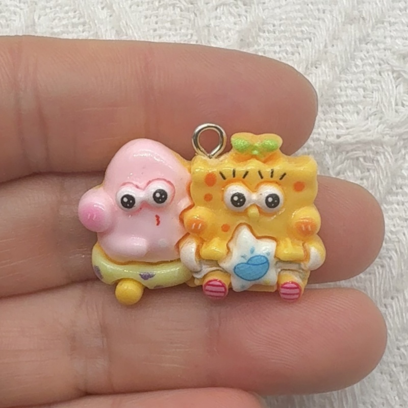 10 buah liontin resin kartun,  - Resin Art Materials Kit ulasan dan harga