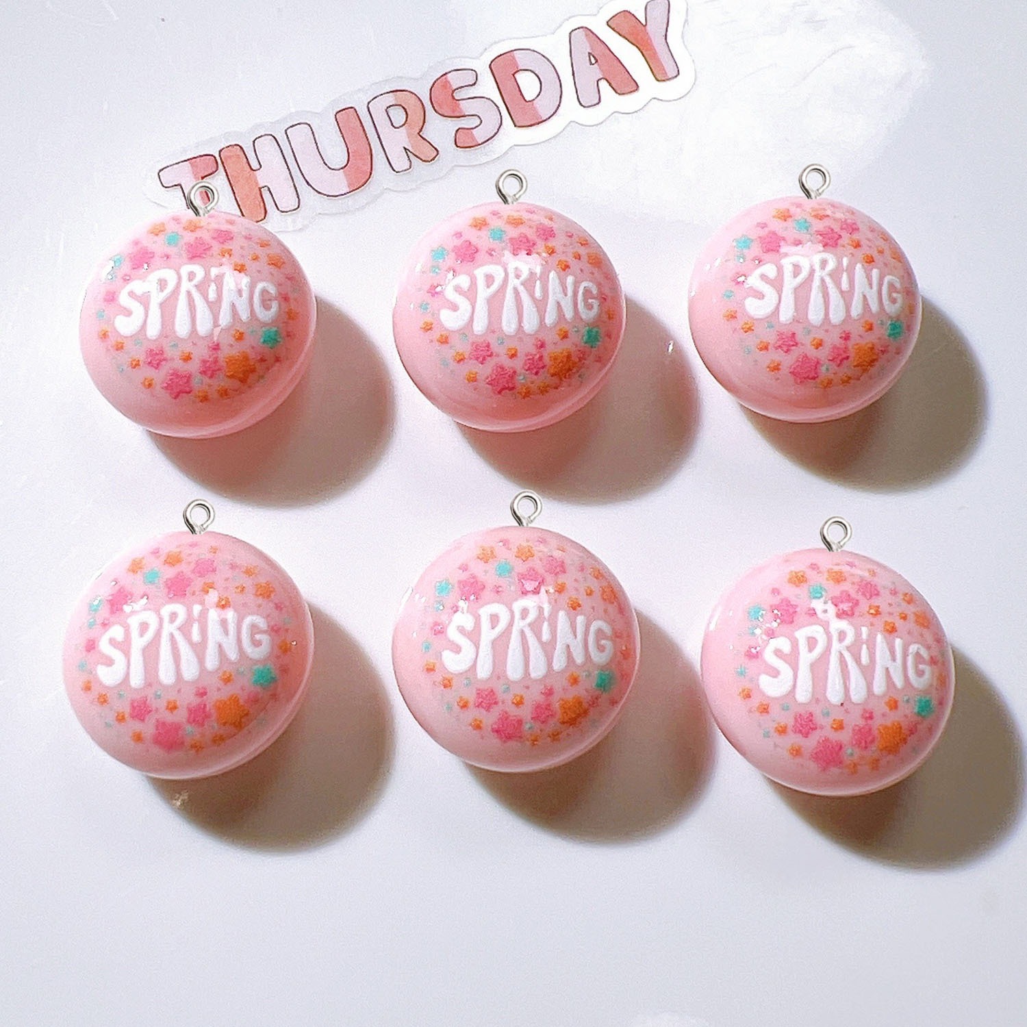 10Pcs Gantungan Resin Bentuk L - Resin Art Earrings Material ulasan dan harga