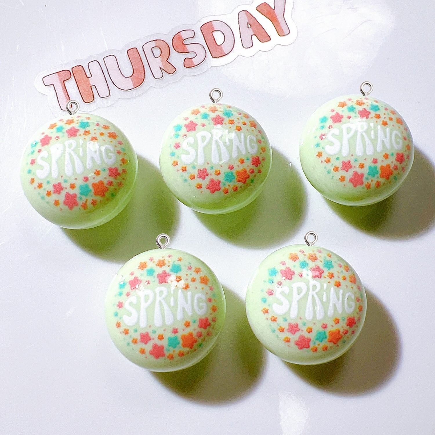 10Pcs Gantungan Resin Bentuk L - Resin Art Earrings Material ulasan dan harga