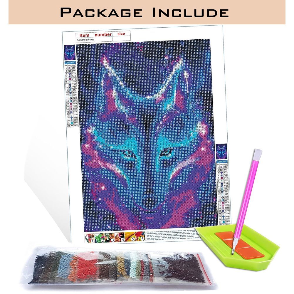 Kit Lukisan Berlian Bor Perseg - Resin Art Wallpaper ulasan dan harga