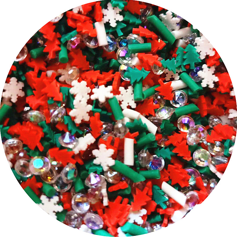 Aksesori Glitter seni kuku Nat - Xmas Resin Art ulasan dan harga