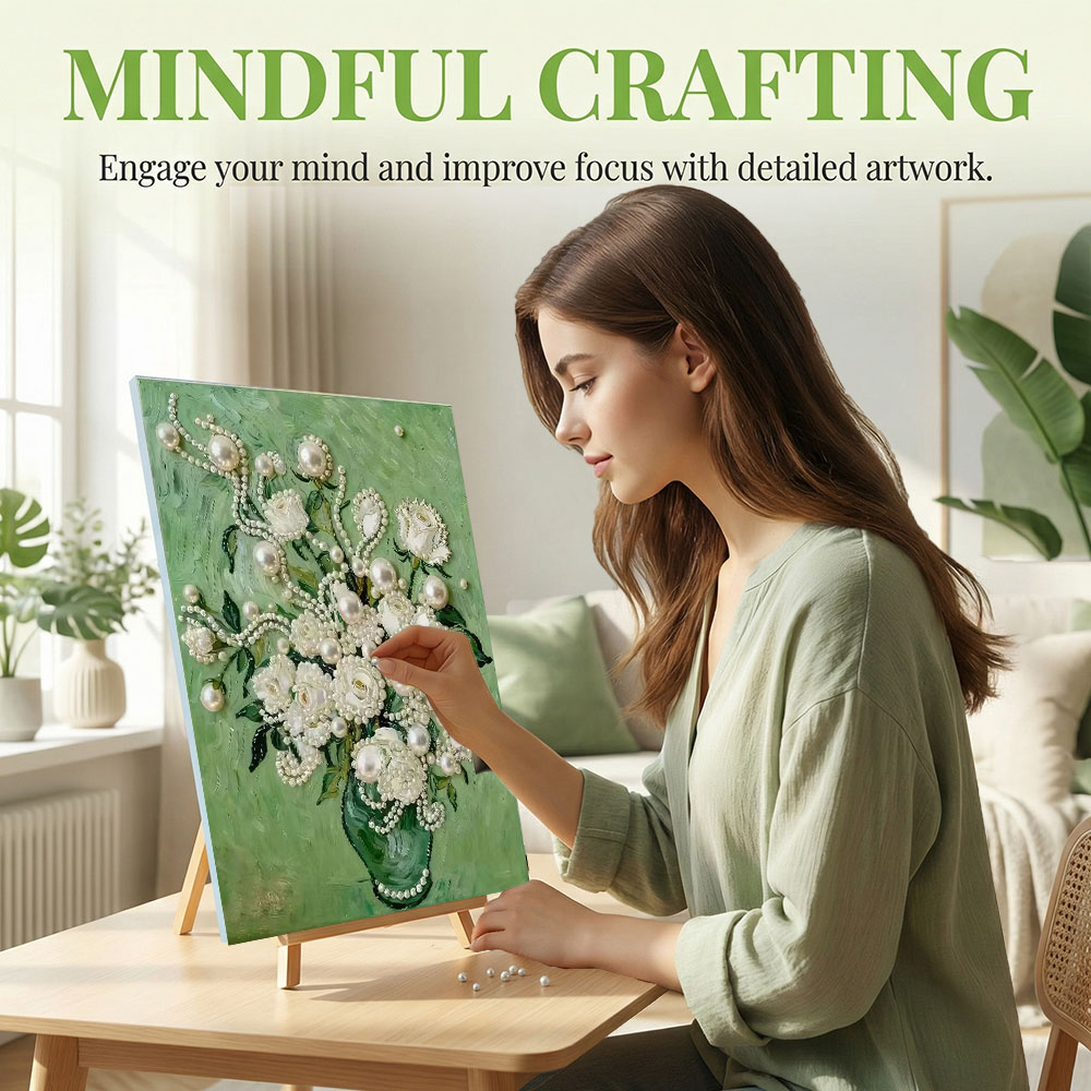 Kit Lukisan Mutiara DIY Huacan - Resin Art Wallpaper ulasan dan harga