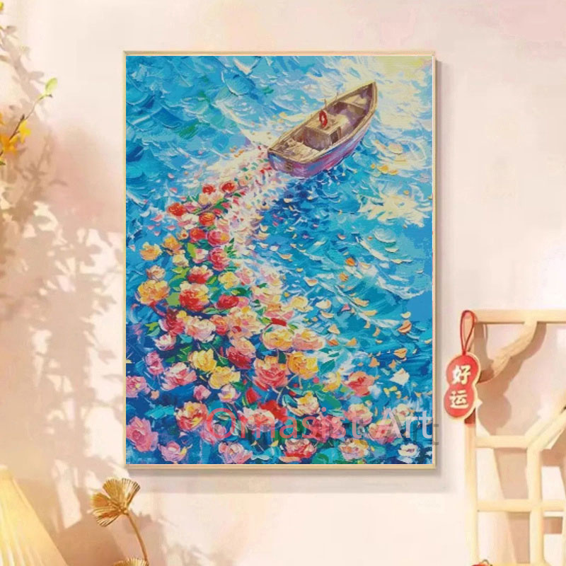 Lukisan Berlian Mosaik Kristal - Resin Art Wallpaper ulasan dan harga