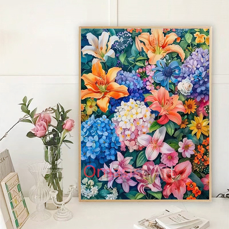 Lukisan Berlian Mosaik Kristal - Resin Art Wallpaper ulasan dan harga